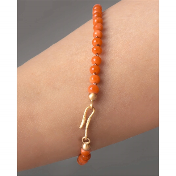 Dulong Vega Soul Sciacca Koral Armbånd, 18K Guld